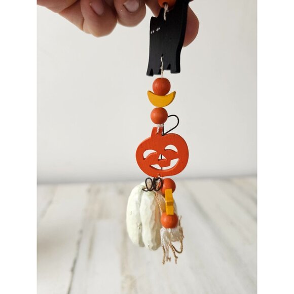 Midwest Cannon falls pumpkin cat ornament jack-o'-lantern Salem collection Hallo - Picture 4 of 8